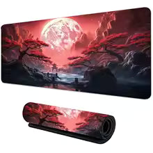 Sakura Scenery XXL Mouse Pad – Cherry Blossom Desk Mat (90×40 cm)