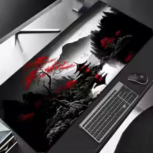 Sakura Scenery XXL Mouse Pad – Cherry Blossom Desk Mat (90×40 cm)