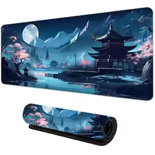 Sakura Scenery XXL Mouse Pad – Cherry Blossom Desk Mat (90×40 cm)